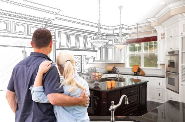 Professional Kitchen Island Installation technician working in Enumclaw, WA